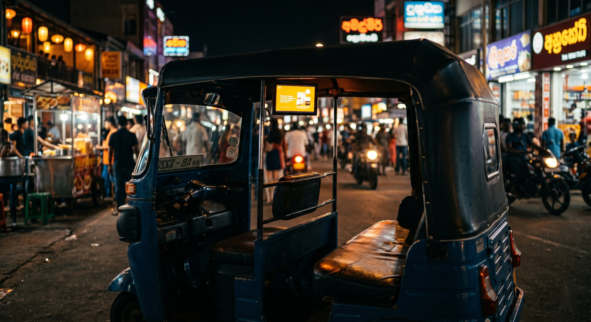 Tuk-tuks on the road